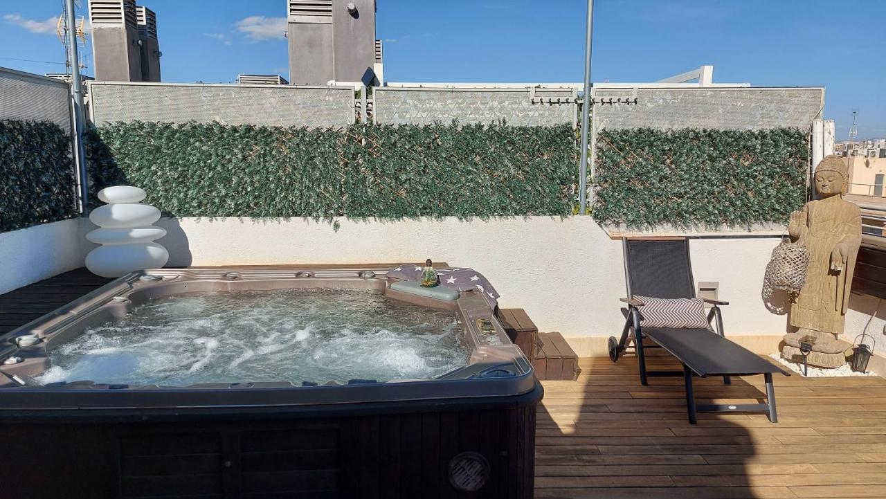Atico De Lujo Con Jacuzzi Climatizado En Terraza Apartman Elche Kültér fotó